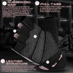 BEAST RAGE Fingerless Workout Gloves for All