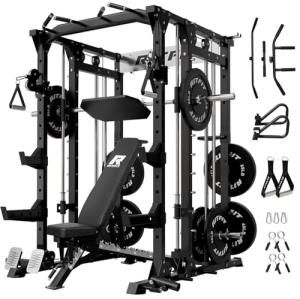 RitFit All-in-One Smith Machine and Power Cage