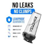 VELOMIX - 2 Pack Leak Proof Protein Shaker Bottles