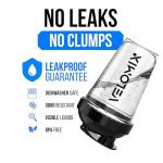 2-Pack 20 oz Leak Proof Protein Shaker Bottles