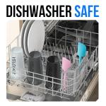 4 Pack Protein Shaker Bottles with Whisks