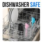 2-Pack 20 oz Leak Proof Protein Shaker Bottles