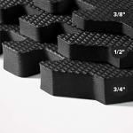 We Sell Mats Interlocking Exercise Floor Mat – Black
