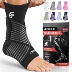 Adjustable Ankle Brace for Sprains and Support