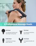 3-in-1 Deep Tissue Massage Gun for Pain Relief
