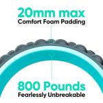 FitBeast Deep Tissue Back Roller - 12'' Blue