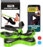 Non-Elastic Stretching Strap with Loops for Yoga