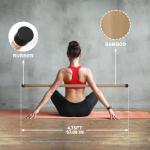 RitFit 5ft Bamboo Yoga and Stretching Stick