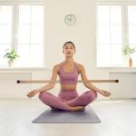 RitFit 5ft Bamboo Yoga and Stretching Stick