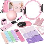 19-Piece Pilates Kit for Home Workouts