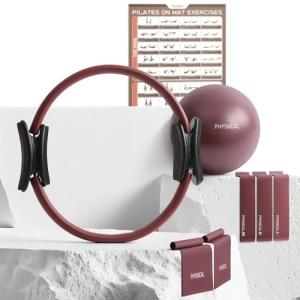 Pilates Ring Set with Core Ball and Resistance Bands