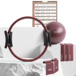 15-Inch Pilates Ring Set with Core Ball and Bands