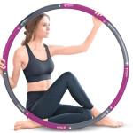 FEECCO Adjustable Weighted Fitness Hoop for Weight Loss