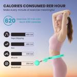 Fikswe 64in Weighted Infinity Exercise Hoop for Adults