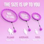Weighted Hula Hoop for Adults and Beginners
