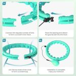 Fikswe 64in Weighted Infinity Exercise Hoop for Adults