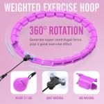 Weighted Hula Hoop for Adults and Beginners
