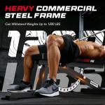 Adjustable Heavy-Duty Weight Bench for Workouts
