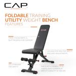 CAP Barbell Adjustable Folding Workout Bench