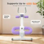 OWLSKY Adjustable Ab Machine for Home Workouts