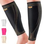 Copper Calf Compression Sleeves for Running and Relief