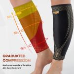 Copper Calf Compression Sleeves for Running and Relief