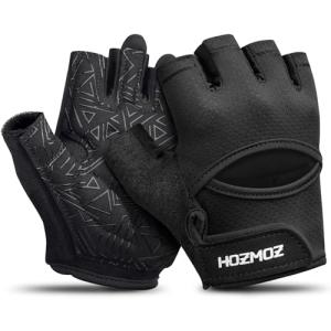 HOZMOZ Ventilated Weightlifting Gloves for Men and Women