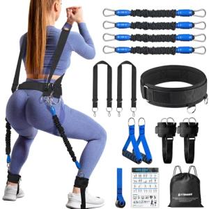 Adjustable Squat Resistance Rope for Home Workouts