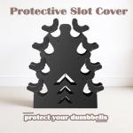 Heavy Duty 4 Tier Metal Dumbbell Rack