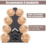 Heavy Duty 4 Tier Metal Dumbbell Rack
