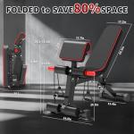 Adjustable Weight Bench for Home Gym Workouts