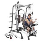 Marcy MD-9010G Home Gym Smith Machine with Bench