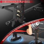 660lbs 6-in-1 Adjustable Weight Bench Set