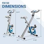XTERRA FB150 Folding Exercise Bike - 100 KG Capacity