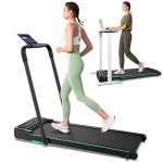 UREVO 2-in-1 Folding Treadmill with LED Display