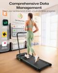 UREVO 2-in-1 Folding Treadmill with LED Display
