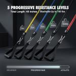 VEICK Resistance Bands with Handles for Workouts