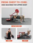 Independent Arm Chest Press with Adjustable Bench