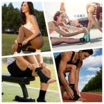 ABIRAM Compression Ankle Brace Foot Sleeve Pair