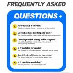 ABIRAM Compression Ankle Brace Foot Sleeve Pair