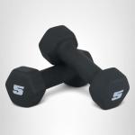 CAP Barbell 5 lb Neoprene Dumbbell Weights Pair