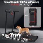 Merax 3-in-1 Portable Incline Treadmill for Home