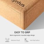 Syntus Yoga Block and Strap Set with Cork
