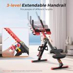 HiFast Foldable Rowing and AB Crunch Machine