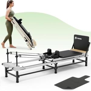 Adjustable 231.1 cm Folding Pilates Reformer