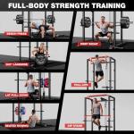 JELENS 2000LBS Multi-Function Power Rack System