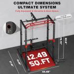 JELENS 2000LBS Multi-Function Power Rack System