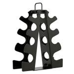 Compact 4-Tier Dumbbell Rack for Home Gyms