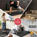 Protective Gym Floor Mat Set - Puzzle Design