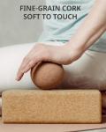 Trideer Eco-Friendly Cork Yoga Blocks - 2 Pack